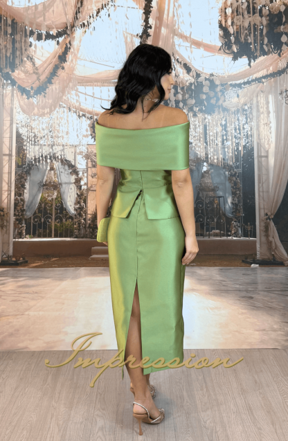 Vestido de Festa Midi Pistache - Imagem 3