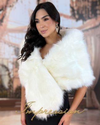Estola de Pelo Off White