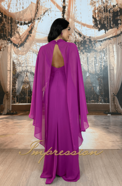 Vestido de Festa Longo Fucsia - Image 2
