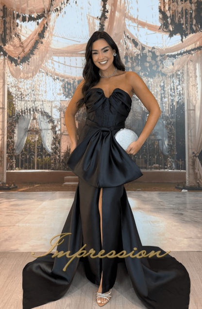 Vestido de Festa Longo Preto