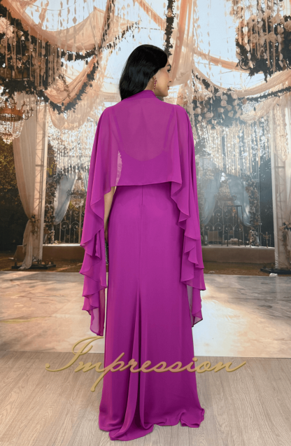 Vestido de Festa Longo Fucsia - Image 4
