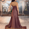 Vestido de Festa Longo Marrom Chocolate - Imagem 2