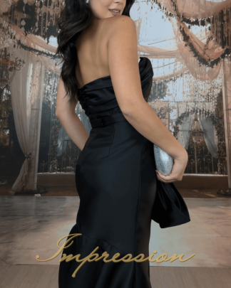 Vestido de Festa Longo Preto