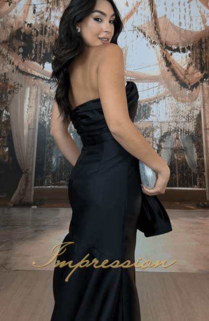 Vestido de Festa Longo Preto - Image 2