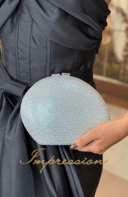 Bolsa de Festa Prata Brilho