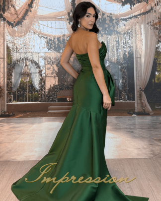 Vestido de Festa Longo Verde Oliva
