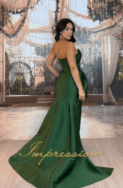 Vestido de Festa Longo Verde Oliva - Imagem 2