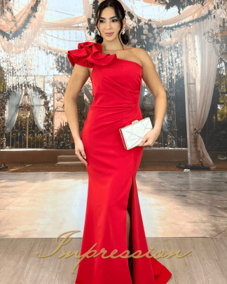 Vestido de Festa Longo Vermelho