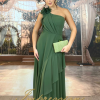 Vestido de Festa Longo Verde Oliva
