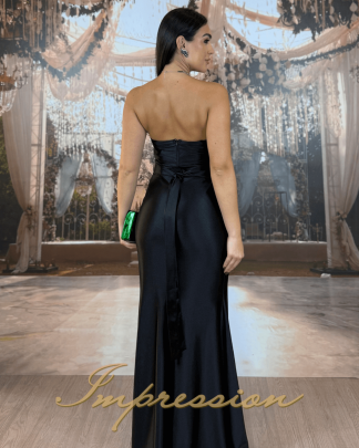 Vestido de Festa Longo Preto
