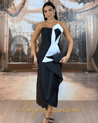 Vestido de Festa Midi Preto