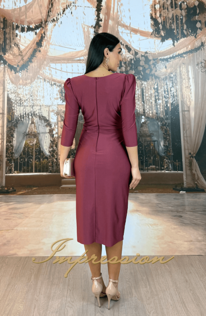 Vestido de Festa Midi Rosa Canela - Imagem 2