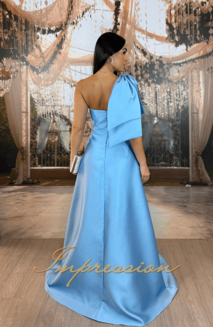 Vestido de Festa Longo Azul Serenity - Imagem 2