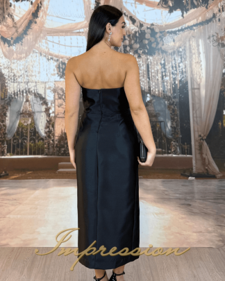 Vestido de Festa Midi Preto
