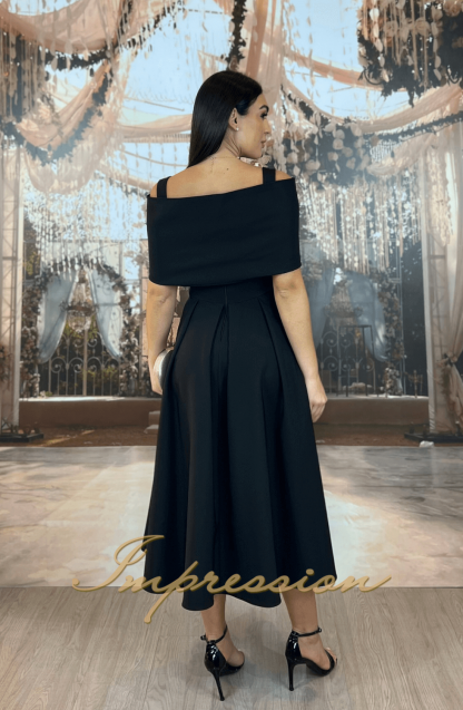 Vestido de Festa Midi Preto - Imagem 3