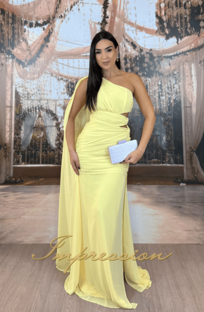 Vestido de Festa Longo Amarelo - Imagem 4