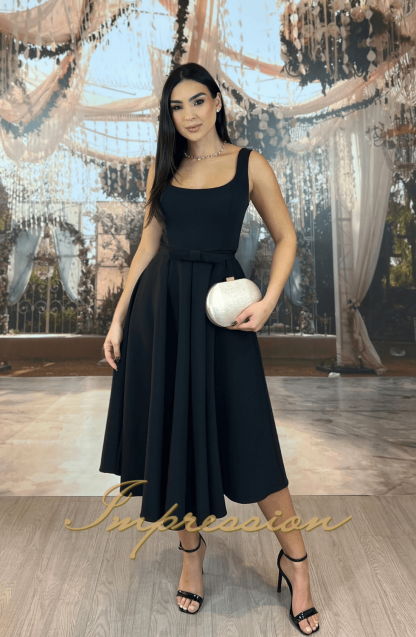 Vestido de Festa Midi Preto - Imagem 4