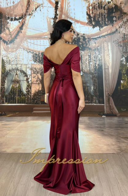 Vestido de Festa Longo Marsala - Imagem 2