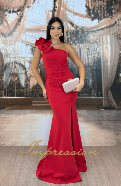 Vestido de Festa Longo Vermelho