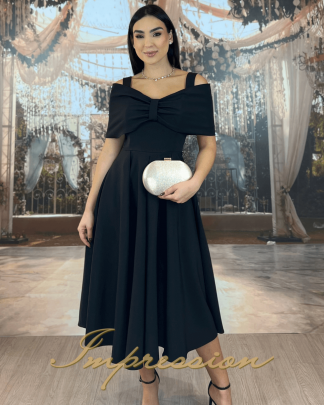 Vestido de Festa Midi Preto