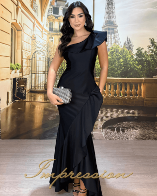 Vestido de Festa Longo Preto