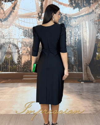 Vestido de Festa Midi Preto