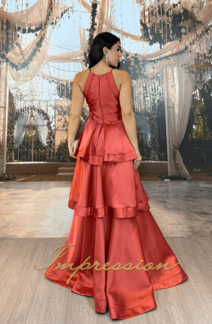 Vestido de Festa Longo Terracota - Imagem 2