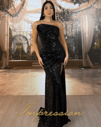 Vestido de Festa Longo Preto