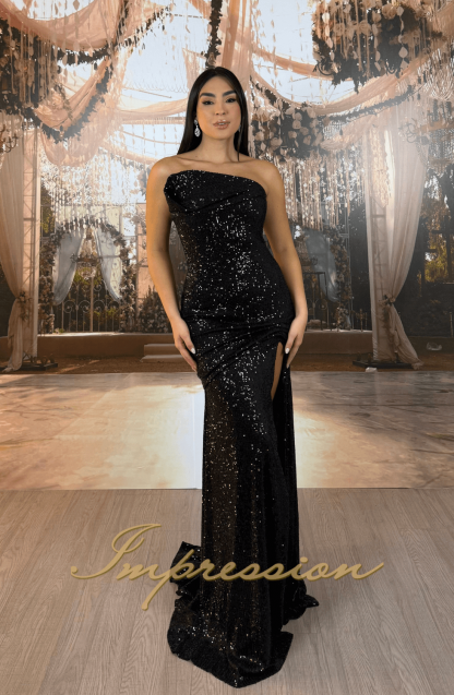 Vestido de Festa Longo Preto