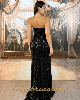 Vestido de Festa Longo Preto