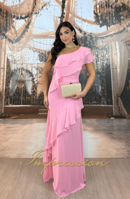 Vestido de Festa Longo Rosa - Imagem 3