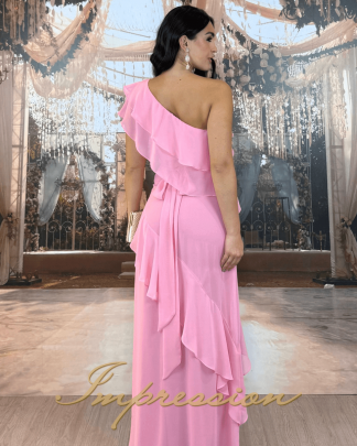 Vestido de Festa Longo Rosa