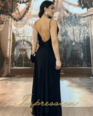 Vestido de Festa Longo Preto
