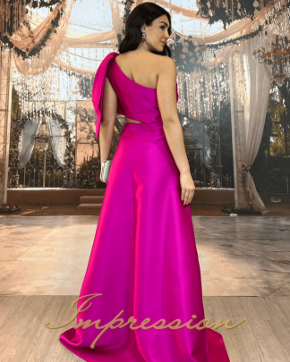 Vestido de Festa Longo Pink