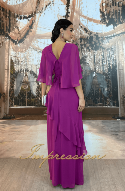 Vestido de Festa Longo Fucsia - Imagem 2