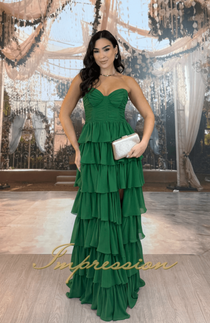Vestido de Festa Longo Verde