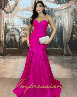 Vestido de Festa Longo Pink