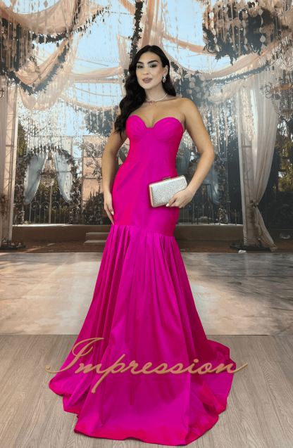Vestido de Festa Longo Pink