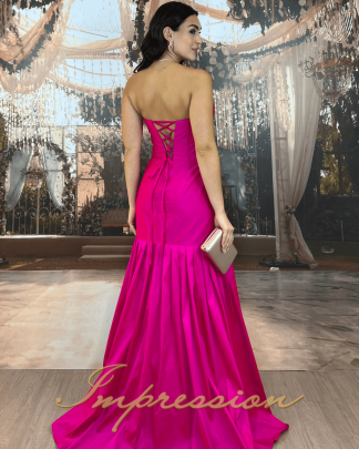 Vestido de Festa Longo Pink