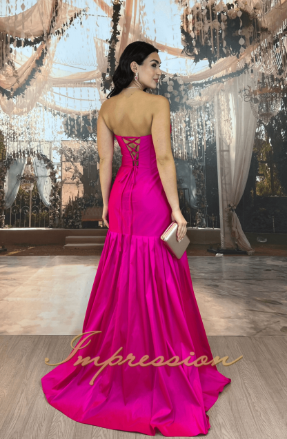 Vestido de Festa Longo Pink - Imagem 2