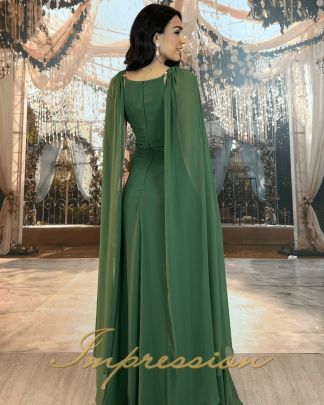 Vestido de Festa Longo Verde Oliva