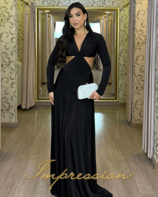 Vestido de Festa Longo Preto