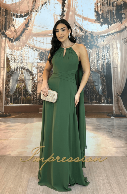 Vestido de Festa Longo Verde Oliva - Imagem 3