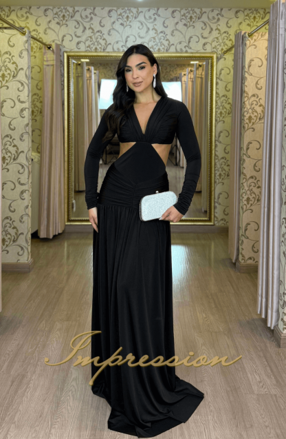 Vestido de Festa Longo Preto