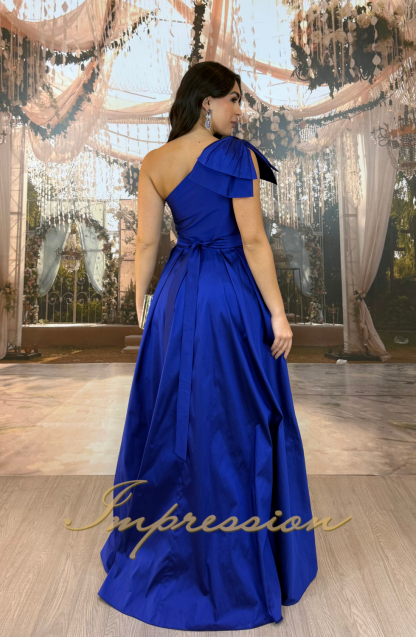 Vestido de Festa Longo Azul Royal - Imagem 2