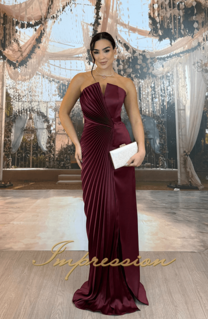Vestido de Festa Longo Marsala - Imagem 3