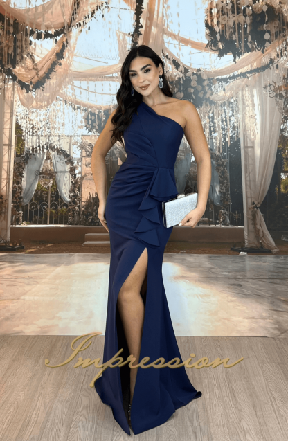 Vestido de Festa Longo Azul Marinho - Imagem 3