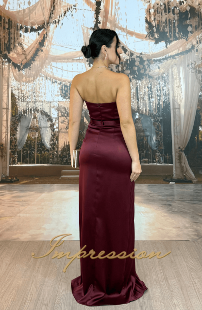 Vestido de Festa Longo Marsala - Imagem 2