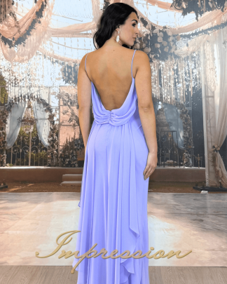 Vestido de Festa Longo Lilás