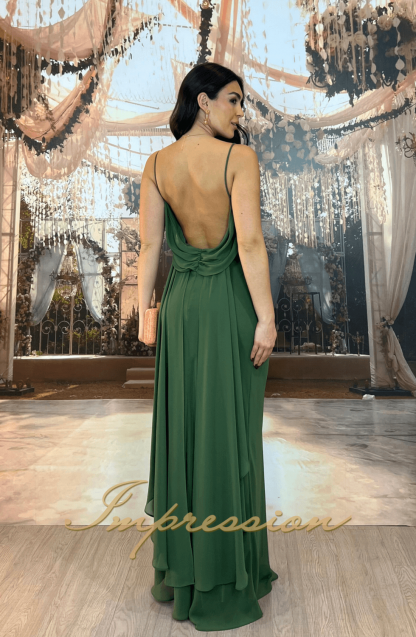 Vestido de Festa Longo Verde Oliva - Imagem 2